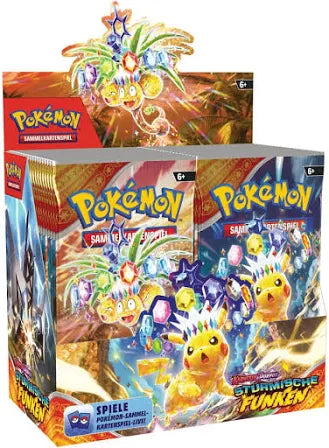 Stürmische Funken Display 36er Deutsch